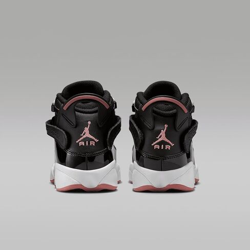 Jordan 6 Rings Big Kids' Shoes (Black/White/Anthracite/Rust Pink) in Saudi Arabia