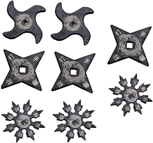 Lee Eight Assorted Rubber Safety Ninja Star Set in Saudi Arabia