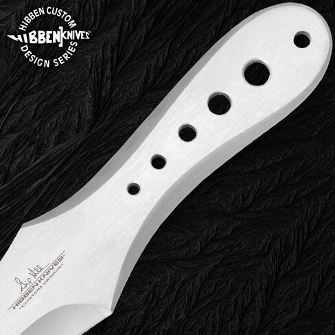 مجموعة جيل هيبين جينكس برو قاذف ثلاثية كبيرة | 3 رمي السكاكين | قطعة واحدة من الفولاذ المقاوم للصدأ | متوازن تمامًا للرمي | يشتمل على غمد نايلون متين مع بطانة صلبة | 11 بوصة الطول الإجمالي in Kuwait