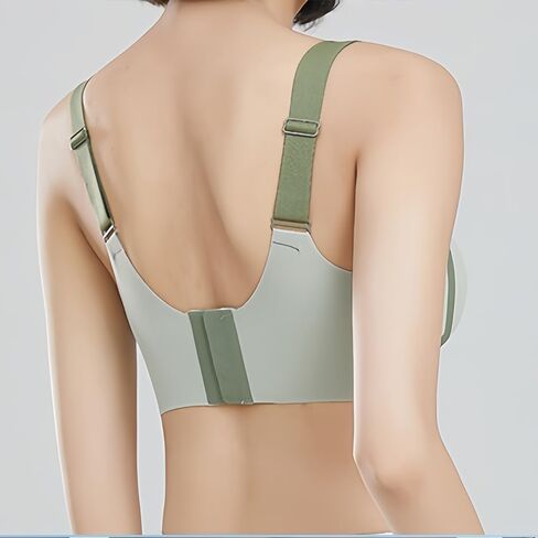 Women's Elegant Seamless Push-Up Sports Bra - Fixed Lined Cups for Hiking & Outdoor Activities in Saudi Arabia