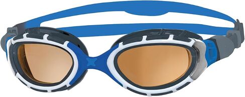 نظارات السباحة Zoggs للبالغين من الجنسين Predator Flex Polarized Ultra المضادة للضباب وعدم الوهج والأشعة فوق البنفسجية النحاسية الملونة نظارات السباحة سريعة الضبط، 461046 in Kuwait