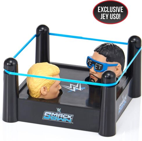 رائع! STUFF WWE: Thumb Wars: Superstars Multipack - 5 شخصيات، أبطال مصارعة الأصابع 1.5 بوصة، معركة تثبيت تنافسية صغيرة، لعبة مبتكرة، للأطفال من عمر 3 سنوات فما فوق in Kuwait