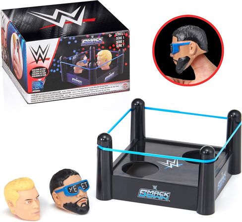 رائع! STUFF WWE: Thumb Wars: Superstars Multipack - 5 شخصيات، أبطال مصارعة الأصابع 1.5 بوصة، معركة تثبيت تنافسية صغيرة، لعبة مبتكرة، للأطفال من عمر 3 سنوات فما فوق in Kuwait