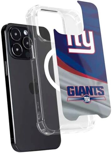 Skinit Phone Case Compatible with MagSafe iPhone 13 Pro Max - Officially Licensed NFL New York Giants Design in Saudi Arabia
