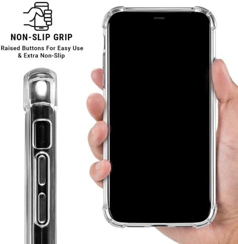 Skinit Clear Phone Case Compatible with iPhone 15 Plus - Officially Licensed NFL Chicago Bears Camo Design in Saudi Arabia