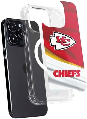 حافظة هاتف Skinit متوافقة مع MagSafe iPhone 13 Pro Max - تصميم مرخص رسميًا من NFL Kansas City Chiefs in Saudi Arabia