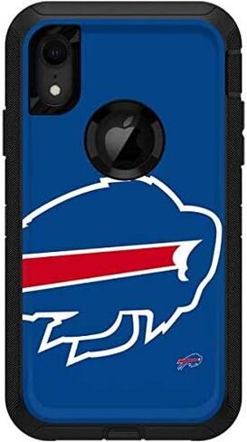 ملصق Skinit متوافق مع هاتف OtterBox Defender iPhone XR - تصميم شعار كبير مرخص رسميًا من NFL Buffalo Bills in Saudi Arabia