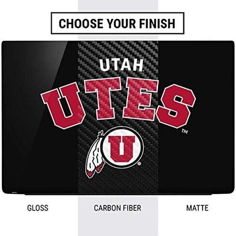 Skinit Decal Laptop Skin Compatible with Dell Vostro 15 5590 - Officially Licensed Utah Utes Logo Design in Saudi Arabia