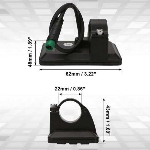 G51 E-Bike Display Controller 5 Pins LCD Color Screen Intelligent Electric Bike Control Panel for 24V 36V 48V System, Wireless Speedometer Odometer Monitor for Scooter Accelerator Waterproof Connector in Saudi Arabia