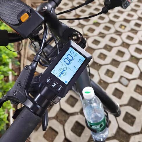 G51 E-Bike Display Controller 5 Pins LCD Color Screen Intelligent Electric Bike Control Panel for 24V 36V 48V System, Wireless Speedometer Odometer Monitor for Scooter Accelerator Waterproof Connector in Saudi Arabia