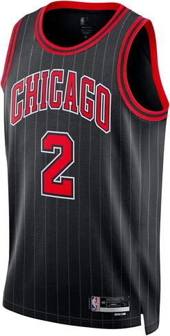 Lonzo Ball Chicago Bulls NBA Black #2 Kids 4-7 Statement Edition Swingman Player Jersey in Saudi Arabia