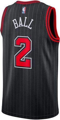 Lonzo Ball Chicago Bulls NBA Black #2 Kids 4-7 Statement Edition Swingman Player Jersey in Saudi Arabia