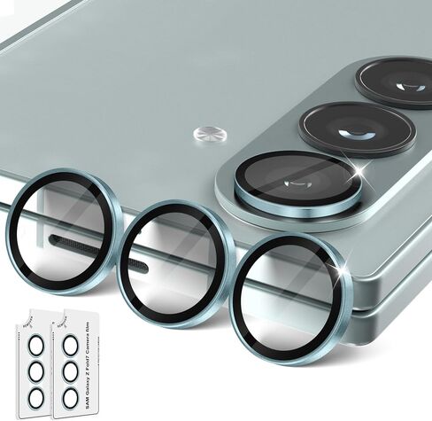 orzero (مجموعتان) حامي عدسة الكاميرا متوافقة مع Samsung Galaxy Z Fold 7 ، Protector de Cámera واحد خطوة واحدة صينية الفرد حلقة حلقة معدنية الصديقة - أسود in Saudi Arabia
