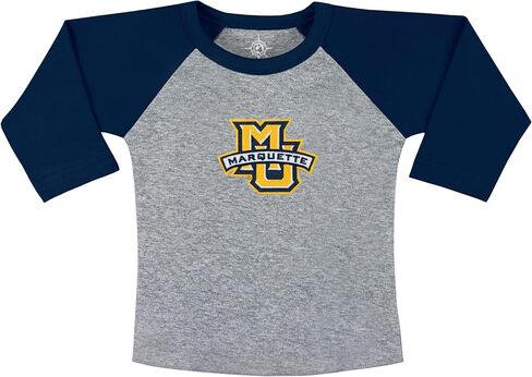 قميص راجلاند للأطفال حديثي الولادة من جامعة ماركيت جولدن إيجلز، كحلي، 4T in Kuwait