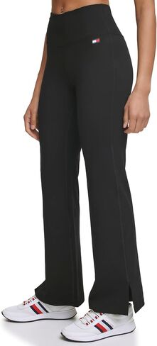 Tommy Hilfiger Women's Side Slit Straight Leg Performance Yoga Pant in Saudi Arabia