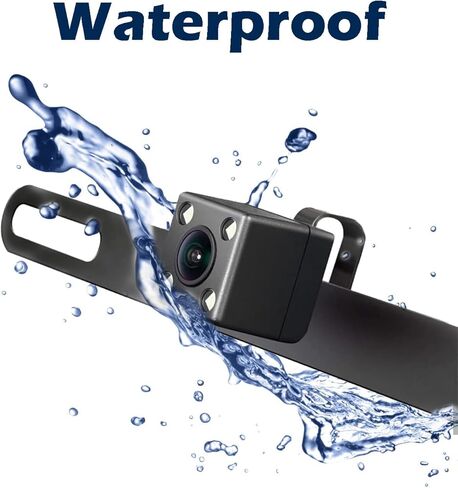 Busysby Backup HD Camera الخلفية الرؤية الواجهة اللوحة الليلية مقاومة للماء مع راديو سيارة Sony XAV-AX150 XAV-9500ES XAV-AX3200 XAV-AX5000 XAV-AX5600 XAV-AX7000 XAV-AX8000 in Kuwait