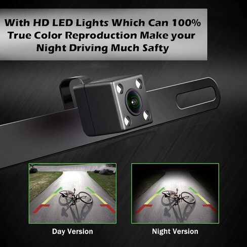 Busysby Backup HD Camera الخلفية الرؤية الواجهة اللوحة الليلية مقاومة للماء مع راديو سيارة Sony XAV-AX150 XAV-9500ES XAV-AX3200 XAV-AX5000 XAV-AX5600 XAV-AX7000 XAV-AX8000 in Kuwait