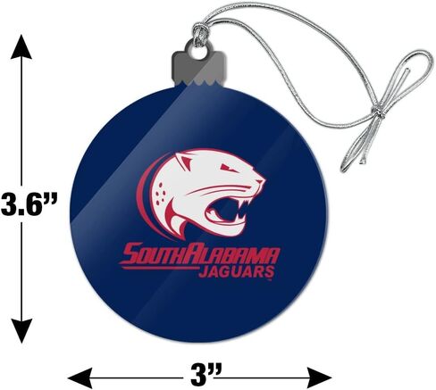 GRAPHICS & MORE Univeristy of South Alabama Primary Acrylic Christmas Tree Holiday Ornament in Saudi Arabia