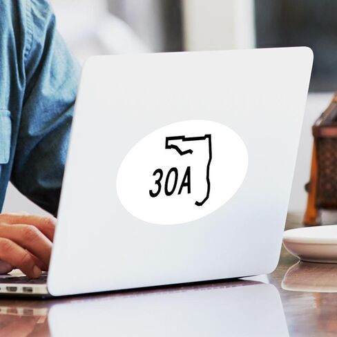 ملصق ممتص الصدمات للسيارة بيضاوي من CafePress 30A فلوريدا كوست in Kuwait