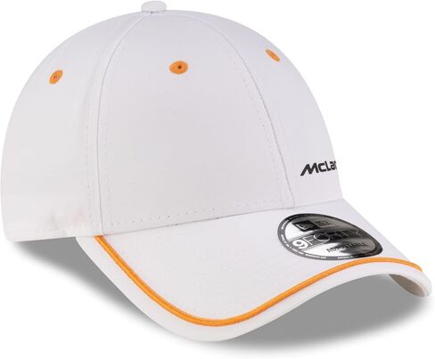 New Era Mens Contrast Piping 9Forty Baseball Hat, Adjustable Cap ~ McLaren F1 White, White, One Size in Saudi Arabia