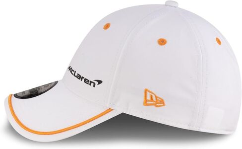 New Era Mens Contrast Piping 9Forty Baseball Hat, Adjustable Cap ~ McLaren F1 White, White, One Size in Saudi Arabia