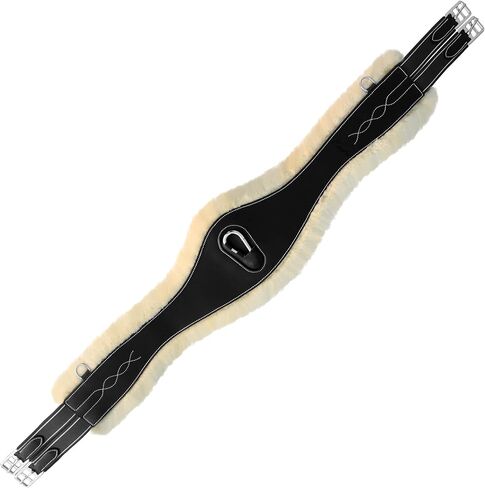 Exion Snap Over Lay Girth with Sheep Skin Lining for Horse Comfort | English Horse Tack in Saudi Arabia