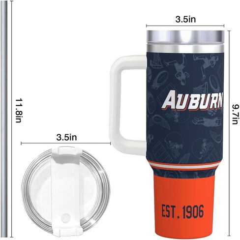 Tumbler 30oz Straight Skinny Portable Handle Car Cups With Anti slip Sleeve Straw Dust Cover,Sports Travel,Stainless Steel Insulated Gifts for Men Women Fans in Saudi Arabia