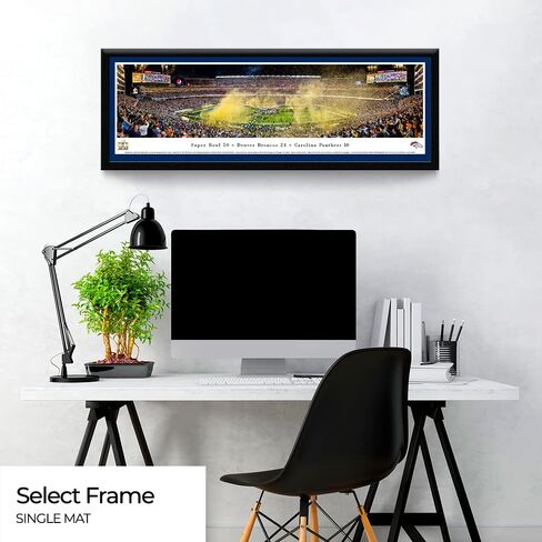 Super Bowl 50 - Denver Broncos Champions - NFL Panoramic Poster and Wall Décor by Blakeway Panoramas in Saudi Arabia