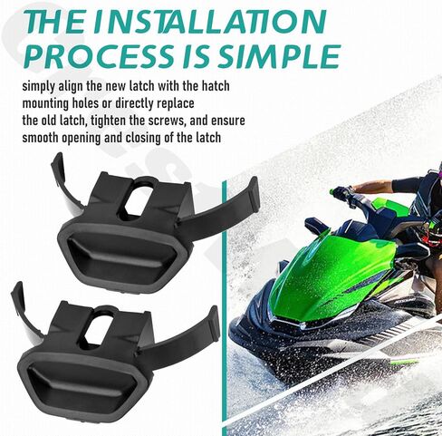 264000133 مزلاج صندوق قفازات Jet Ski - عبوتان، متوافق مع Se-adoo 18-23 Glove Box GTX GTR RXT RXP GTI، سلسلة Fish Wake PRO 230 in Kuwait