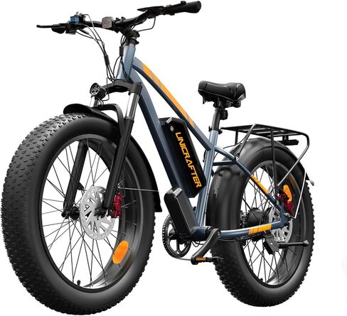 1000W Electric Bike for Adults, 7 Speed Ebike with 26" Fat Tire, Max 30MPH & 50 Miles, 48V 18.2Ah Battery, Hydraulic Disc Brake, All-Terrain Moped Style Ebike for Snow, Mountains, Sand, Road in Saudi Arabia