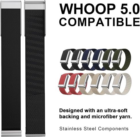 سوار معصم بديل متوافق مع Whoop 5.0(one+peak) Whoop MG Life، سوار Superknit مع whoop 5.0 in Kuwait