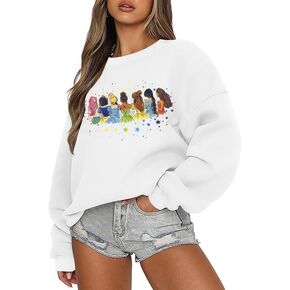 Magical Sweatshirt For Women Magic Princess Pullover Cute Magic Kingdom shirts Family Vacation Trip Long Sleeve Tops in Saudi Arabia