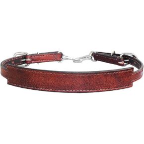 HILASON Horse Adjustable Leather Breast Collar Wither Strap, Antique Mahogany, Horse Size (24''-27'') in Kuwait