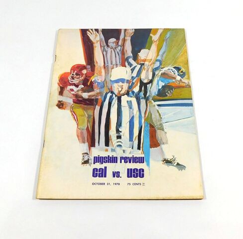 1970 California at USC College Football Program 10-31-70 - College Programs in Saudi Arabia