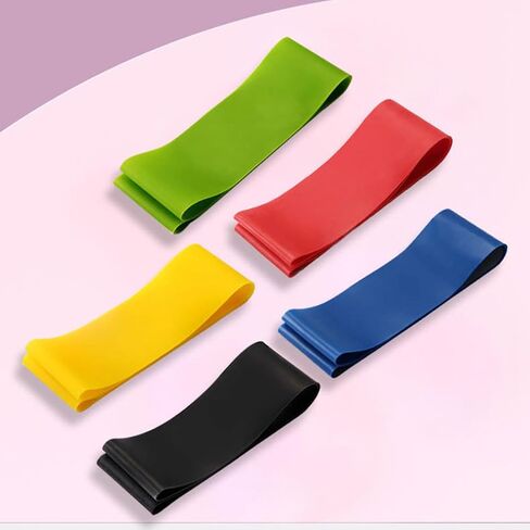 Resistance Bands for Women Elastic Exercice Loop Bands Workout Strength Training for Physical Therapy Yoga Pilates in Saudi Arabia