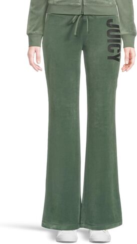 Juicy Couture Women's Heritage Wide Leg Track Pants with Hotfix in Saudi Arabia