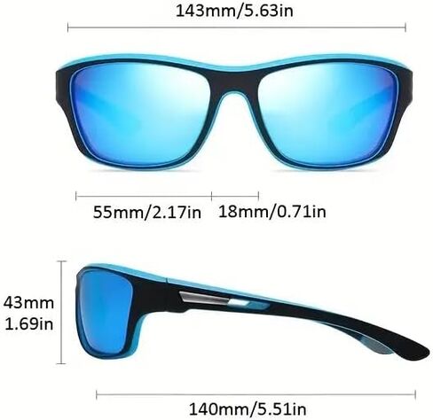 Sports Sunglasses - Light Protection Glasses Men's and Women's Eyewear for Snow Sports in Saudi Arabia