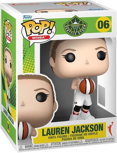 Funko Pop! WNBA: Seattle Storm - Lauren Jackson - WNBA Players - Collectable Vinyl Figure - Gift Idea - Official Merchandise - Toys for Kids & Adults - Sports Fans - Model Figure for Collectors in Saudi Arabia