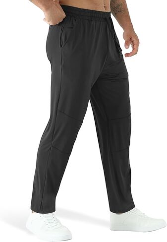 Men's Tapered Gym Jogger Pants Lightweight Casual Slim Fit Workout Sweatpants Athletic Joggers with Pockets in Saudi Arabia