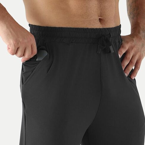 Men's Tapered Gym Jogger Pants Lightweight Casual Slim Fit Workout Sweatpants Athletic Joggers with Pockets in Saudi Arabia