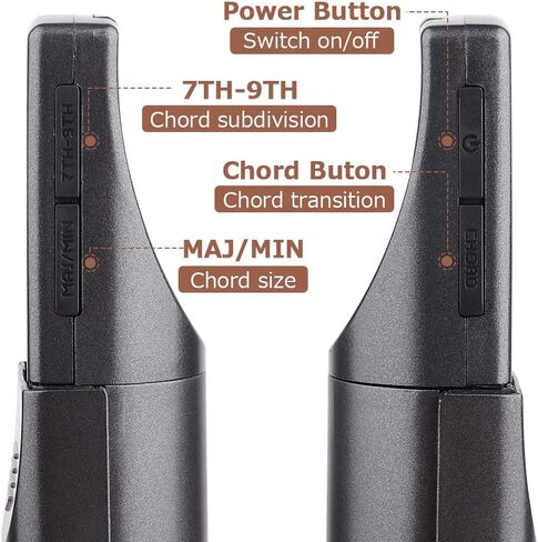 Digital Guitar Chord Trainer with Rotating Chart Screen, Portable Guitar Chord Training Fretboard Practice Tool for Beginner in Saudi Arabia