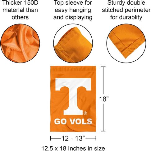 Tennessee Volunteers Go Vols Garden Banner Flag in Saudi Arabia