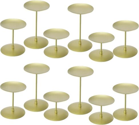 Patikil Black Candelabra Candle Holbers ، 2 مجموعة حديثة للحديد شمعة الشموع in Saudi Arabia