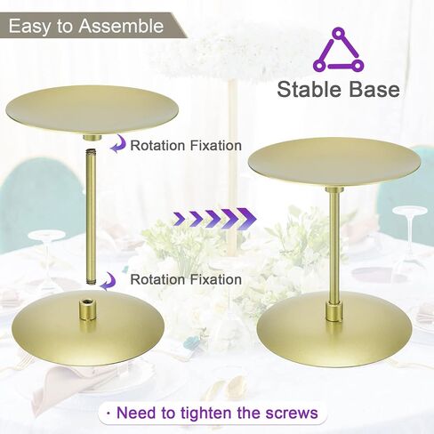 Patikil Black Candelabra Candle Holbers ، 2 مجموعة حديثة للحديد شمعة الشموع in Saudi Arabia