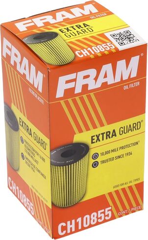 FRAM Ultra Synthetic Automotive Replacement Oil Filter, Designed for Synthetic Oil Changes Lasting up to 20k Miles, XG8081 with SureGrip (Pack of 1) in Kuwait