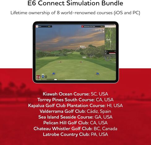 جهاز محاكاة إطلاق الجولف المحمول FlightScope Mevo Gen2 مع كرات Vice Pro | 18 معلمة بيانات، 8 دورات محاكاة E6، نظرة عامة على نظام تحديد المواقع العالمي (GPS)، داخلي وخارجي | منشفة الجولف من سلسلة Signature in Kuwait