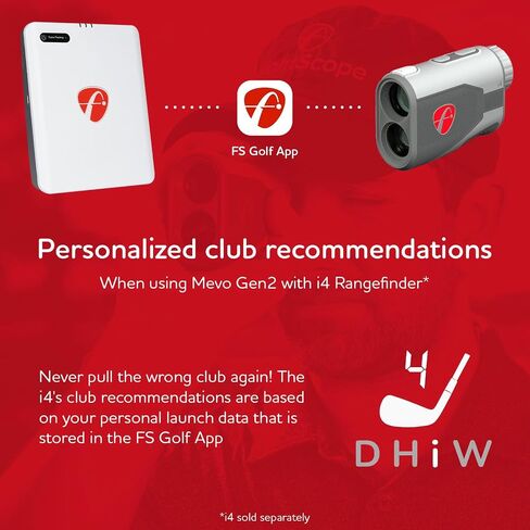 جهاز محاكاة إطلاق الجولف المحمول FlightScope Mevo Gen2 مع كرات Vice Pro | 18 معلمة بيانات، 8 دورات محاكاة E6، نظرة عامة على نظام تحديد المواقع العالمي (GPS)، داخلي وخارجي | منشفة الجولف من سلسلة Signature in Kuwait