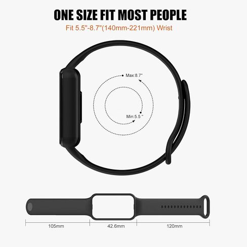 عبوتان من سوار بديل لساعة Amazfit Band 7 in Kuwait