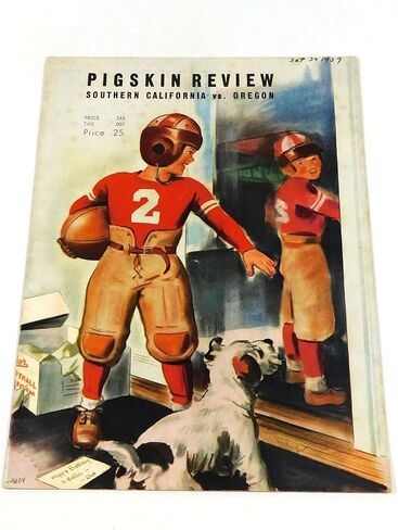 1939 Oregon at USC College Football Program 9-30-39 - College Programs in Saudi Arabia