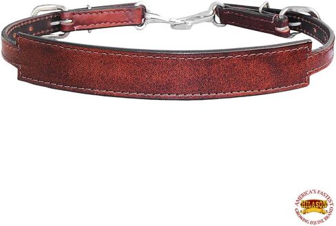 HILASON Horse Adjustable Leather Breast Collar Wither Strap, Antique Mahogany, Horse Size (24''-27'') in Saudi Arabia